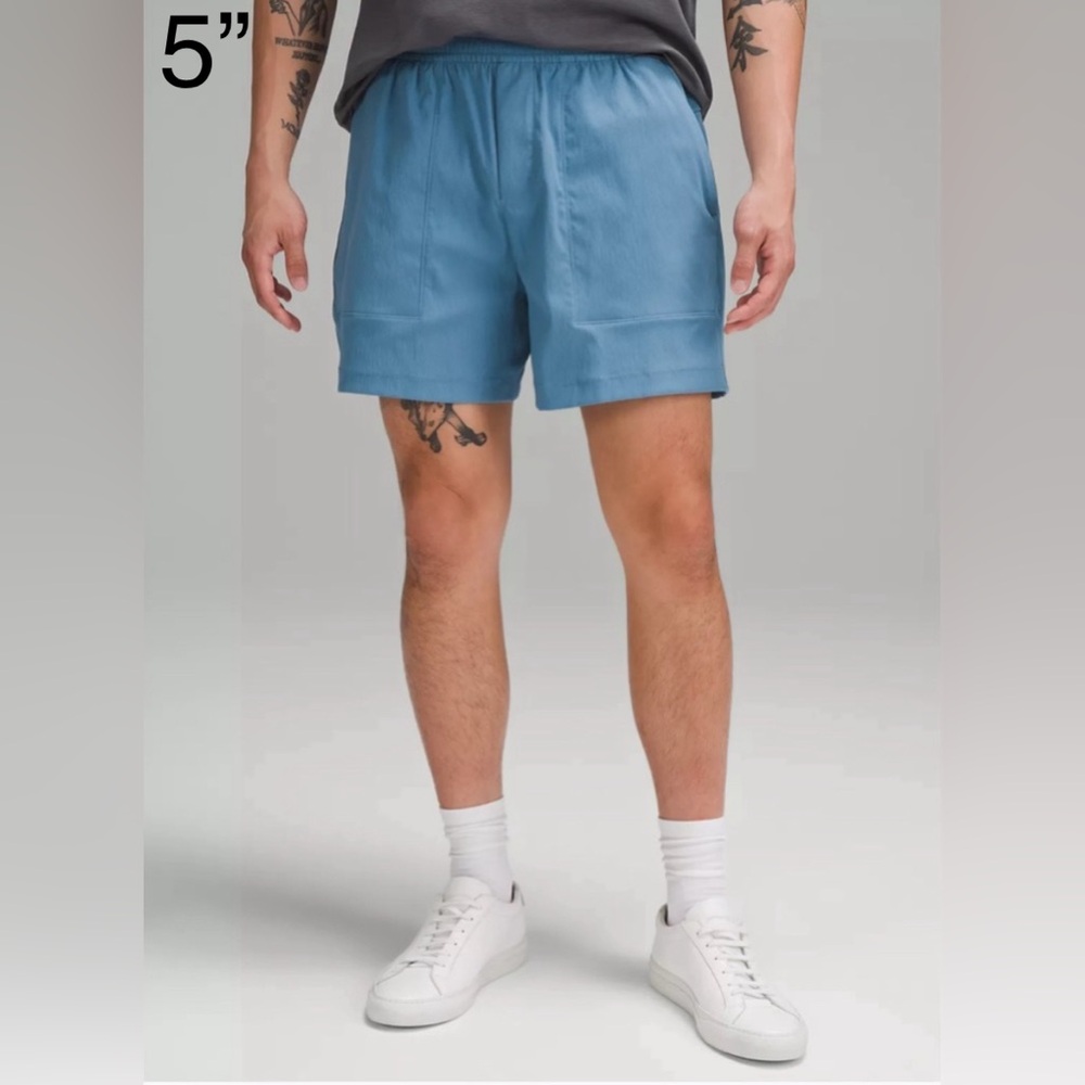 ‼️SOLD‼️🆕Lululemon 🍋Bowline Short 5" Woven Colour Utility Blue Sz Large